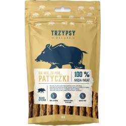Trzypsy Deluxe Się Wie Że Psie Patyczki z Dzika 70g przysmak