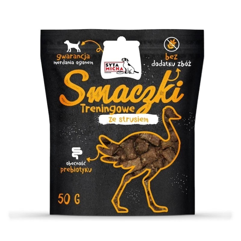 Syta micha - Smaczki ze strusiem 50g