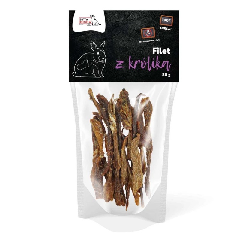 Syta Micha Filet z królika 80g Przysmak dla psa
