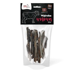 Syta Micha - suszona wątroba wołowa 100g przysmak dla psa