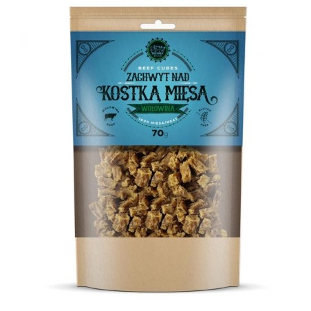 TRZYPSY Zachwyt Nad Kostką Mięsa wołowina 70g - naturalne kosteczki treningowe