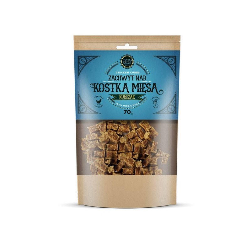 TRZYPSY Zachwyt Nad Kostką Mięsa Kurczak 70g - naturalne kosteczki treningowe