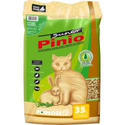 Super Pinio Zielona Herbata Naturalny Żwirek Drewniany 35L