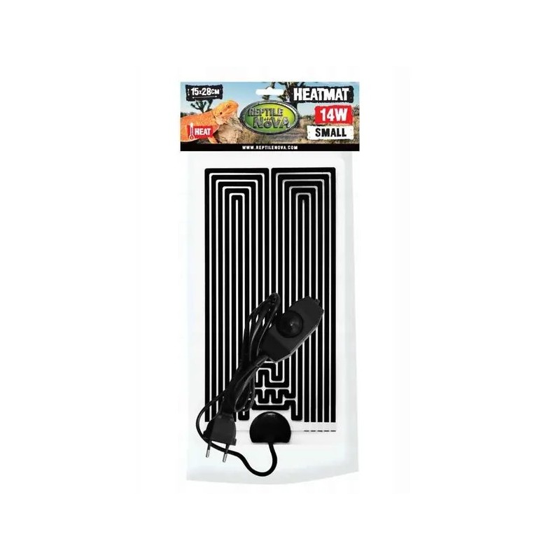 Reptile Nova Heatmat S z regulacją - Mata Grzewcza 14W 15X28Cm