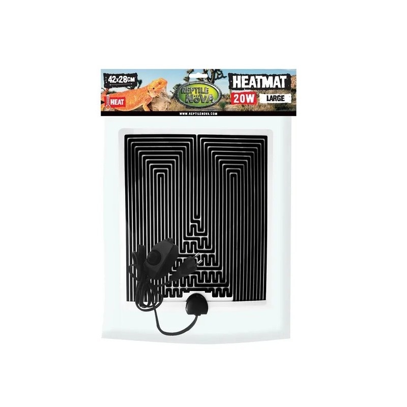 Reptile Nova Heatmat z regulacją - Mata Grzewcza 20W 42X28Cm